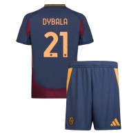 AS Roma Paulo Dybala #21 Replika babykläder Tredjeställ Barn 2024-25 Kortärmad (+ korta byxor)